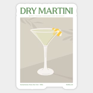 Dry Martini Sticker